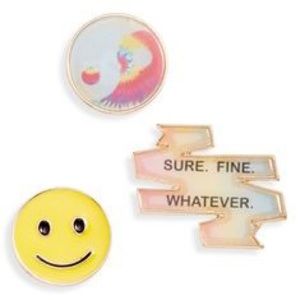 BP. Expression Lapel Pins Set Of Three